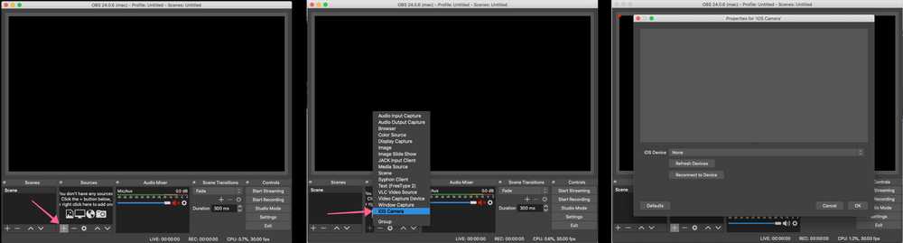 iOS Camera Plugin for OBS Studio | Camera for OBS Studio